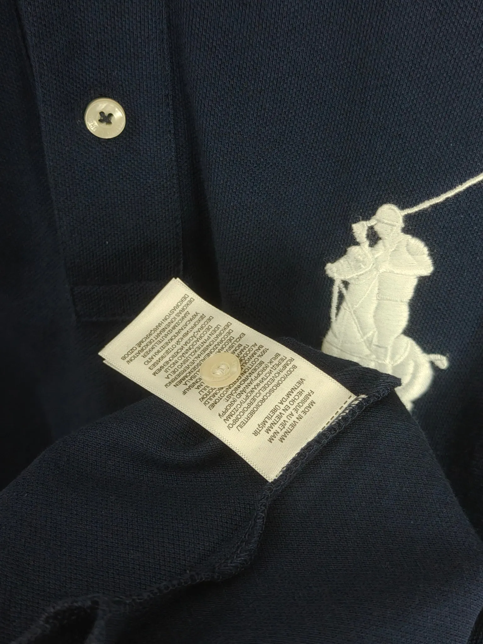 P180 Ralph Lauren large embroidered polo shirt with lapel and short sleeves. High-end quality. Complete with three labels, comfortable and breathable, classic and simple, exquisite and fashionable. The details show high-end quality. Color: black, white, gray, navy. Size: M-XXL